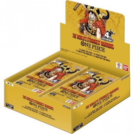 One Piece - OP-17 - The World's Strongest Warriors - Booster Pack Display