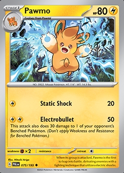 Paldea Evolved 75/193 Pawmo - Reverse Holo