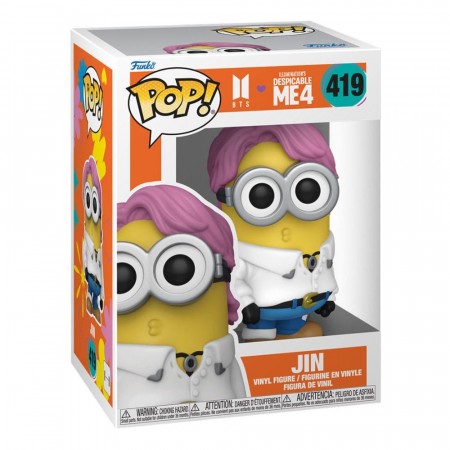 Minions x BTS POP! Rocks Jin Vinyl Figure 419