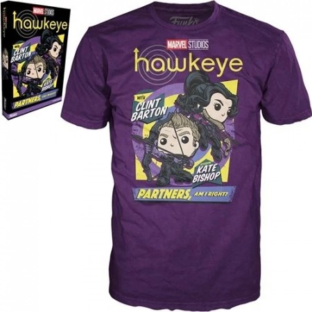 Marvel 365 Hawkeye Adult Boxed Pop! T-skjorte