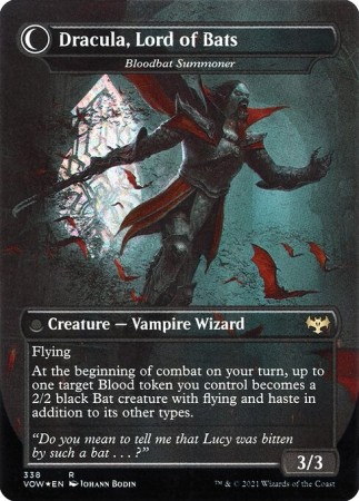 Innistrad Crimson Vow 338 Dracula, Lord of Bats DFC Dracula Series - Rare