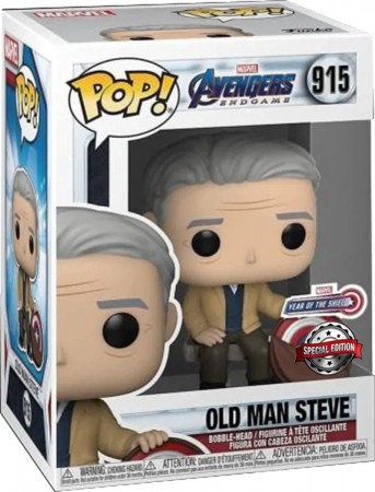 Marvel: Year of the Shield 80th Anniversary POP! Old Man Steve Vinyl figure 915