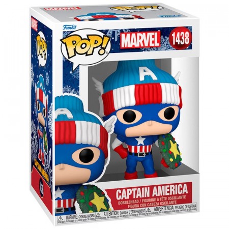 Marvel POP! Holiday Capt. America Vinyl Figure 1438