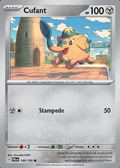 Paldea Evolved 149/193 Cufant - Reverse Holo