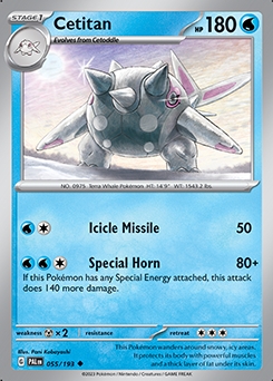 Paldea Evolved 55/193 Cetitan - Reverse Holo