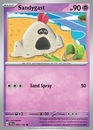 Surging Sparks 90/191 Sandygast - Reverse Holo