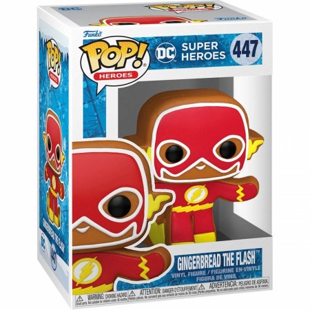 DC Comics Super Heroes Gingerbread The Flash Pop! Vinyl Figure 447