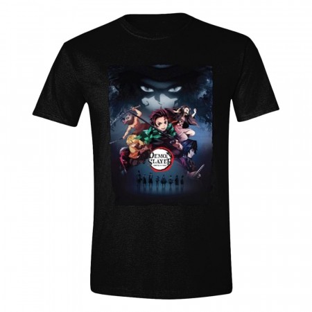 Demon Slayer t-skjorte Attacking