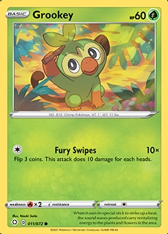 Shining fates 11/72 Grookey