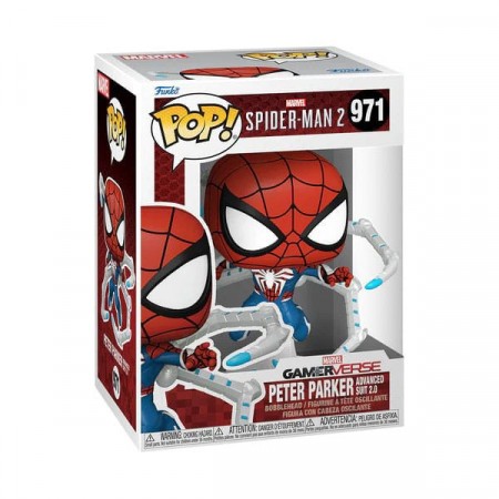 Spider-Man 2 POP! Games Peter Parker Suit Vinyl Figure 971