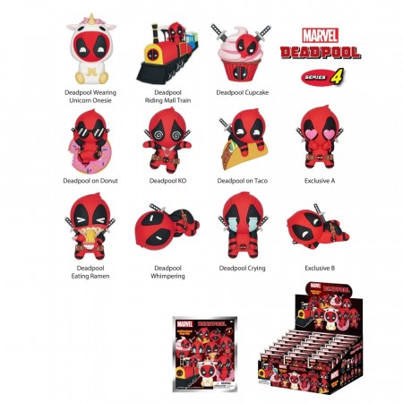 Deadpool PVC Bag Clips Series 4