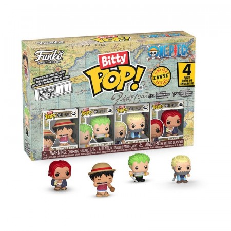 One Piece Bitty POP! Vinyl Figure 4-Pack - Velg eske