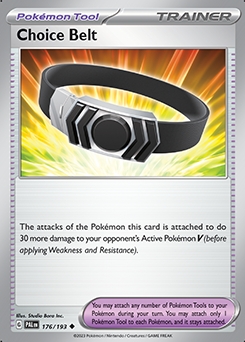Paldea Evolved 176/193 Choice Belt - Reverse Holo