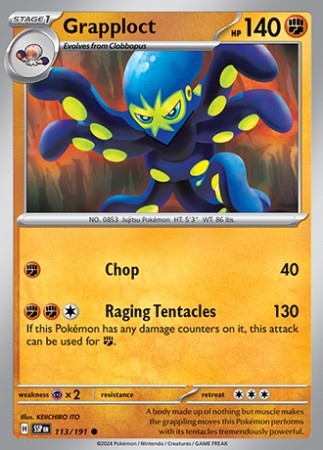 Surging Sparks 113/191 Grapploct - Reverse Holo
