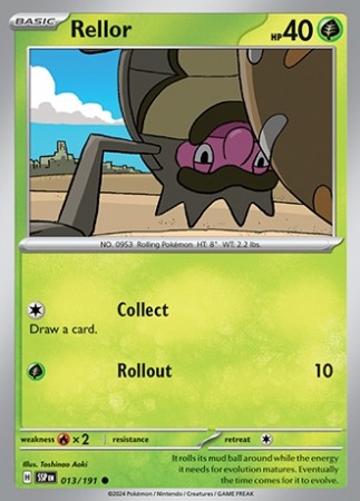 Surging Sparks 13/191 Rellor - Reverse Holo