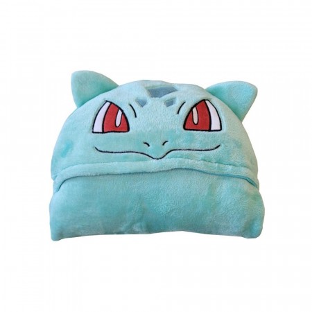 Pokemon Coral Hoodie Pledd Bulbasaur Edition