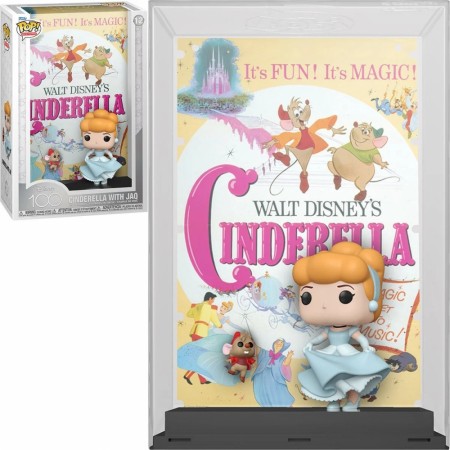 Disney 100 Cinderella with Jaq Pop! Movie Poster with Case 12