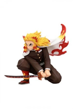 Demon Slayer: Kimetsu no Yaiba Noodle Stopper PVC Statue Rengoku Kyojuro Battle Ver. 10 cm