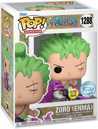 One Piece POP! Movies Zoro w/ Enma (GW) Exclusive Vinyl Figure 1288 - Forventet November