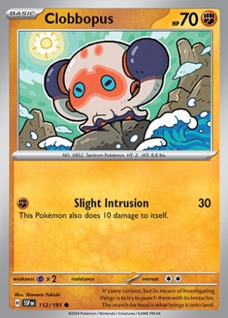 Surging Sparks 112/191 Clobbopus - Reverse Holo