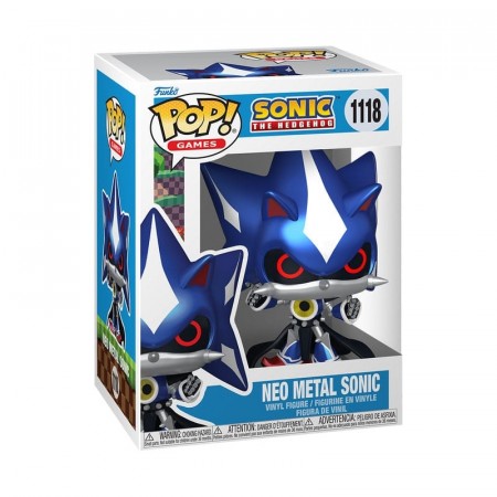Sonic the Hedgehog POP! Games Neo Metal Sonic (MT) Vinyl Figure 1118 - Forventet Oktober