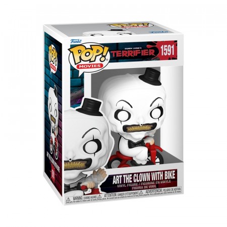 Terrifier POP! Movies Art the Clown w/bike Vinyl Figure 1591