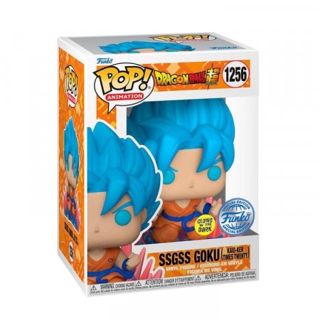 Dragon Ball Super POP! Animation SSGSS Goku (Kaio-Ken Times Twenty)(GW) 9 cm Vinyl figure 1256