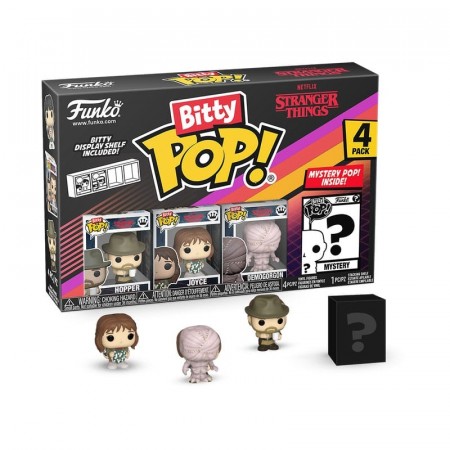 Stranger Things Bitty POP! 4-Pack Hopper 2,5 cm