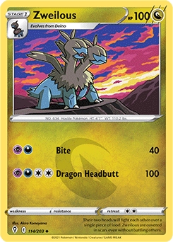 Evolving Skies 114/203 Zweilous