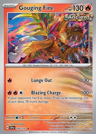 Surging Sparks 38/191 Gouging Fire - Reverse Holo
