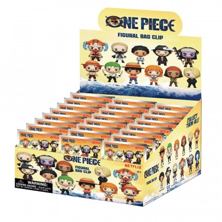 One Piece 3D PVC Bag Clips Netflix Series 1 Mystery - Forventet Oktober