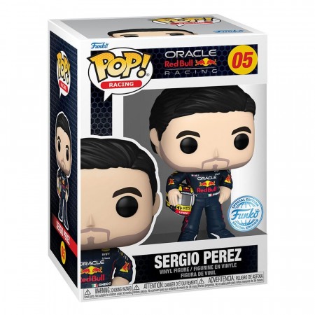Formula 1 POP! Racing Sergio Perez w/helmet Exclusive Edition Vinyl Figure 05
