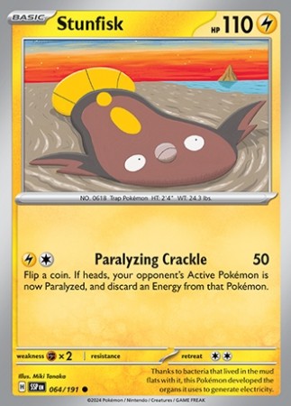 Surging Sparks 64/191 Stunfisk - Reverse Holo