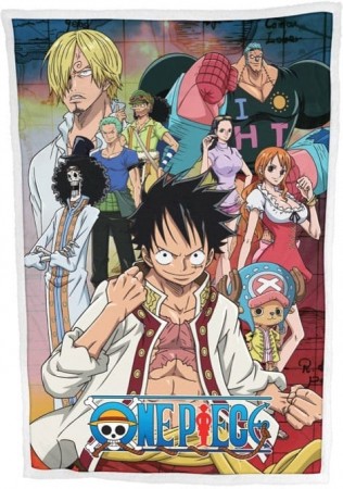 One Piece Fleecepledd Ver. 4 – 100 x 150 cm - Forventet Mai