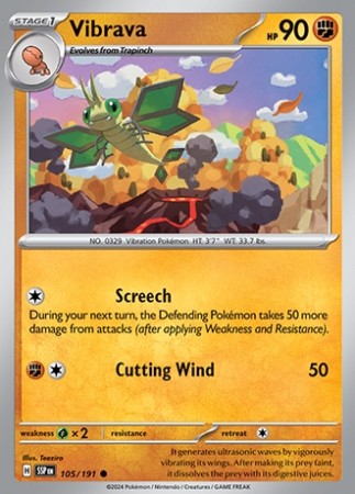 Surging Sparks 105/191 Vibrava - Reverse Holo