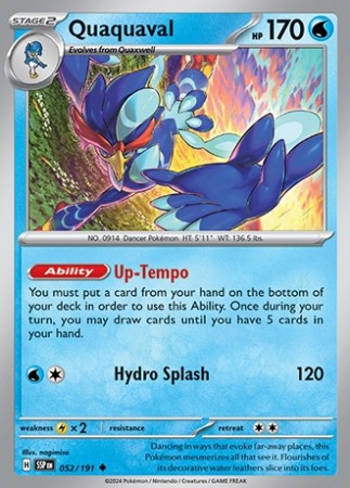 Surging Sparks 52/191 Quaquaval - Reverse Holo
