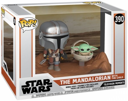 The Mandalorian and Child Pop! Vinyl Television Moment 390