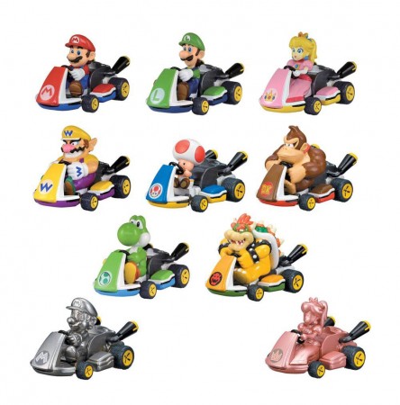 Mario Kart Pull Back Cars Mystery Pack