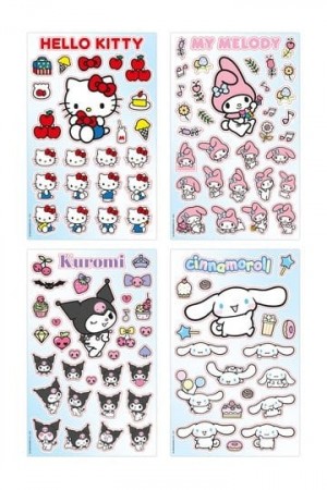 Sanrio Klistremerke Pakke - Hello Kitty & Friends 