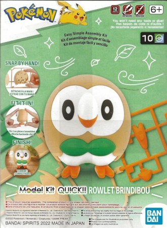 Pokemon Rowlet Model Kit