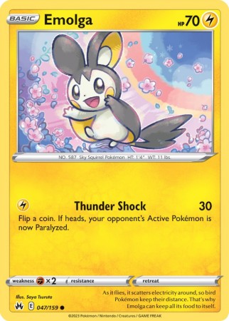 Crown Zenith 47/159 Emolga
