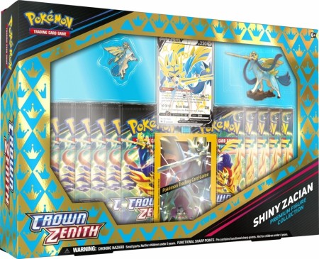 Pokemon Crown Zenith Premium Figure Collection Shiny Zacian (Mai) - Forhåndskjøp