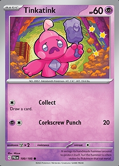 Paldea Evolved 100/193 Tinkatink