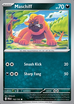 Paldea Evolved 142/193 Maschiff - Reverse Holo