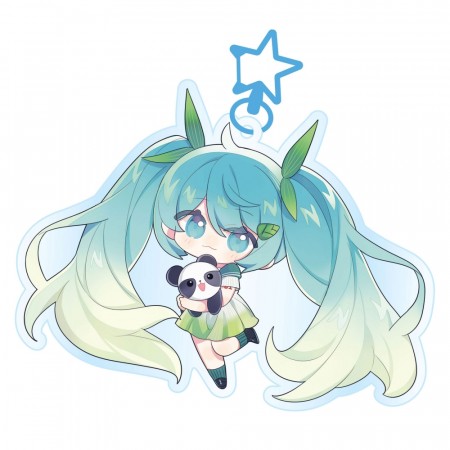 Hatsune Miku Acrylic Keychain Kawaii Spring Time