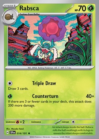 Surging Sparks 14/191 Rabsca - Reverse Holo