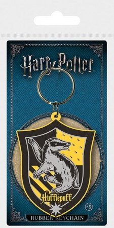 Harry Potter Rubber Keychain Hufflepuff 6 cm