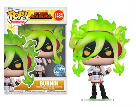 My Hero Academia POP! Animation Burnin Exclusive Vinyl Figure 1484 - Mulighet for chase
