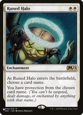 Runed Halo 032/274 List card - Rare