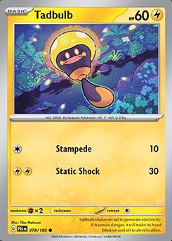 Paldea Evolved 78/193 Tadbulb - Reverse Holo
